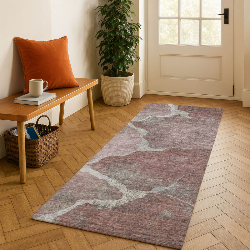 Premium Machine Washable Jakiyra AMF1889 Abstract Rug/AMF1889MV, Runner 2'3" x 7'6"
