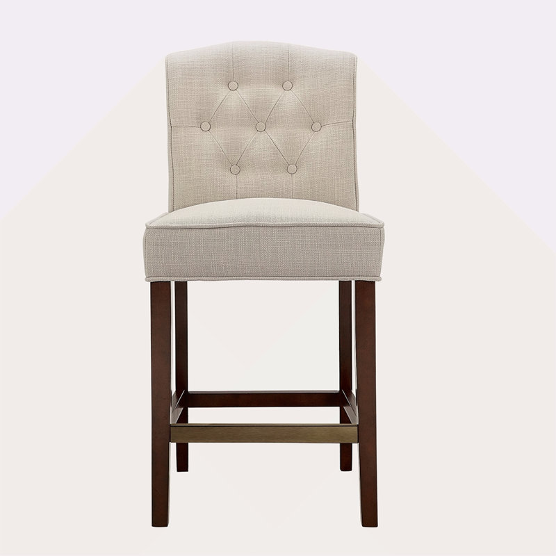 Tabouret de comptoir touffeté