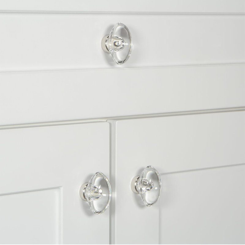 Provence Cabinet Knob, Polished Nickel
