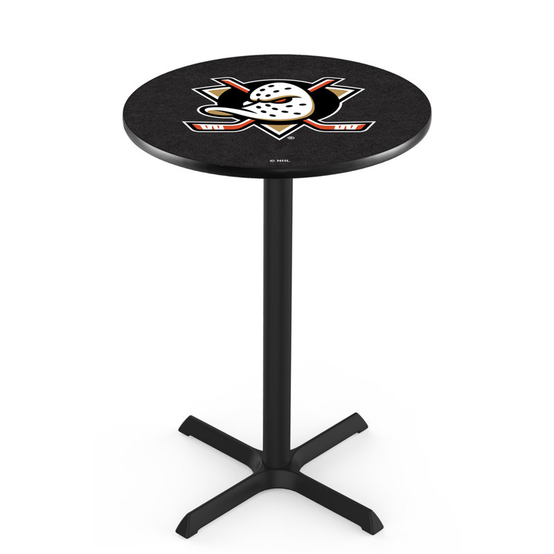 NHL Pub Table, Anaheim Ducks, 42" H x 28" L x 28" W