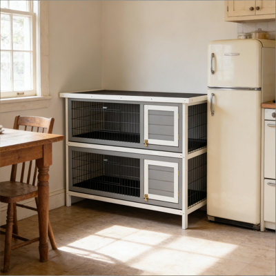 Pet House,2-Storey Large Rabbit Hutch
