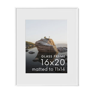 Cadre photo en métal avec verre