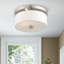 Plafonnier encastré 2 lumières Flaire-375394448-375394414