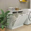 Armoire de trieur de linge inclinable à deux compartiments-121089120