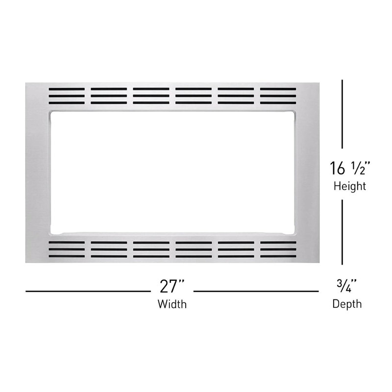 Panasonic® Microwave Trim Kit, 16.5" H x 27" W x 0.75" D