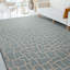 Handmade Wool Abstract Area Rug-804368186