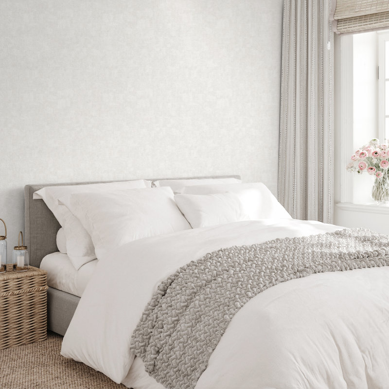 Milano Hessian Textured Wallpaper, Ivory