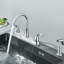 Robinet de cuisine escamotable avec accessoires