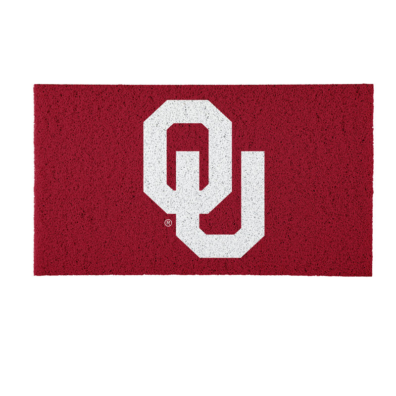 Tapis polychrome en PVC, 16 po x 28 po, University of Oklahoma