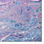 Tapis abstrait bleu / mauve tissé à la machine-60320773