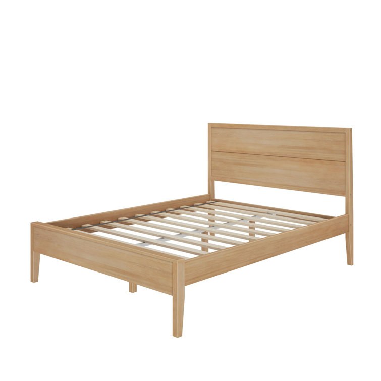 Lauritzen Solid Wood Panel Bed