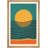 Abstract Vibrant Color Blocks " Mid-Century Modern Geometric Sun Line Pattern Abstract Shapes Modern Art Boho Style Decor "-94585861-94585864