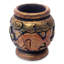 Vase de table acajou poisson rouge Firdaws