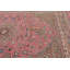 Tapis traditionnel floral fait à la main rose 6 x 9
