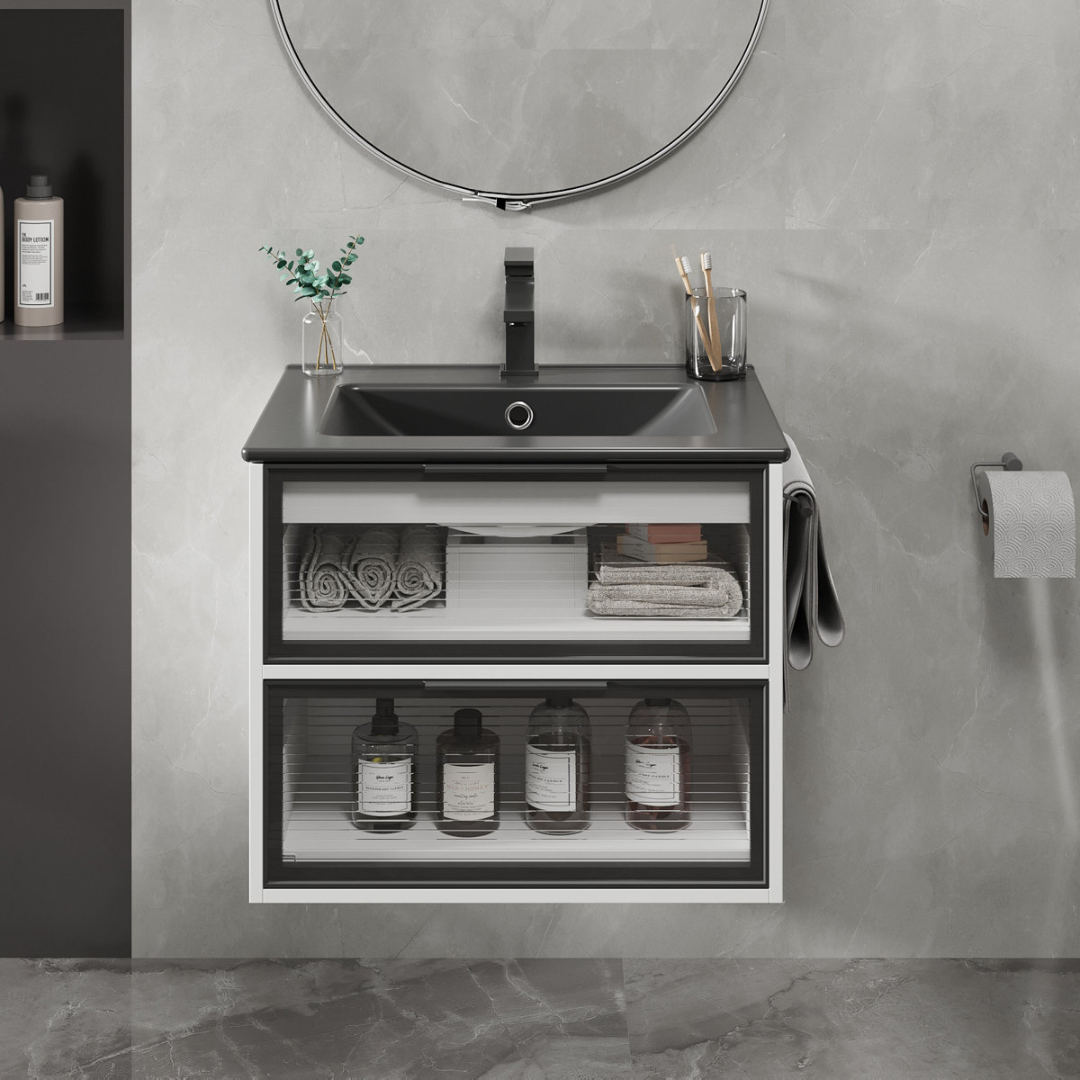RAYS 24'' Ceramic Rectangular Bathroom Sink with Overflow & Reviews ...