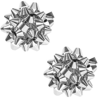 Boucles décoratives en forme de cadeau de confettis PMU 6 pouces 35 boucles (2 / paquet)