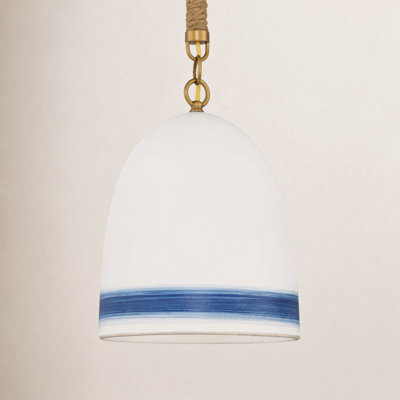 Karissa 1-Light Dimmable Sloped Ceiling Adaptable Pendant