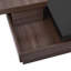 Table basse rotative avec grain de bois-1125745095