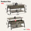 Buser Manufactured Wood Lift-Top Coffee Table with Steel Base-63210572