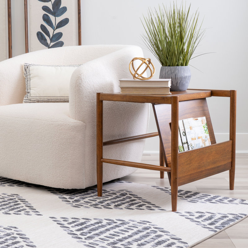 Flanagan Walnut Magazine Rack
