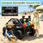 UTV 24v pour enfants avec télécommande parentale, suspension à quatre roues, musique Bluetooth et lumières DEL-126085256