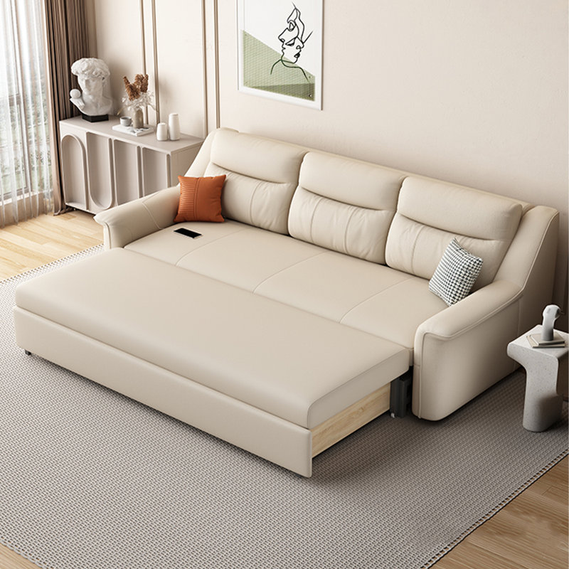 Canapé inclinable moderne et minimaliste en tissu technique pour chambre et salon, H 31,5 po x l 94,5 po x P 33,9 po