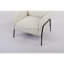 Chaises d'appoint modernes, structure en métal gris, fauteuil de lecture compact