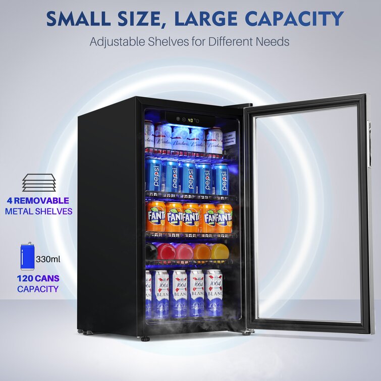 Table Top Glass Door Mini Fridge for Soft Drink Promotion (NW-SC21B) -  China Refrigerator and Showcase price
