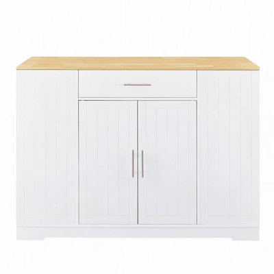 Kitchen Storage Islands with Drawers and Trash Can Storage for Kitchen & Dining