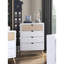 Commode blanche, commode naturelle