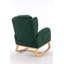 Chaise berçante en tissu Teddy avec poche latérale-269672014
