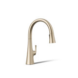 Graze Touchless Pull-Down Kitchen Sink Faucet with Voice Activation and Three-Function Sprayhead