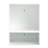 12 Inch Small Wall Mounted Shelf Units For Storage, Glossy White - Bedroom, Bathroom, Kitchen, Storage Room Shelving Unit For Kitchen
