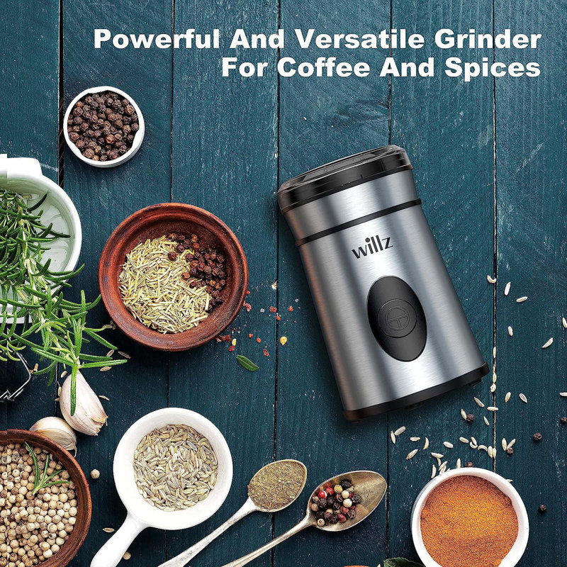Willz Stainless Steel Electric Blade Coffee Grinder