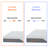 Zero Gravity Adjustable Bed with 14" Hybrid Mattress, Massage, Wireless Remote, App Control, Zero Gravity, Underbed Light, USB & Type C Ports on both sides-87636134