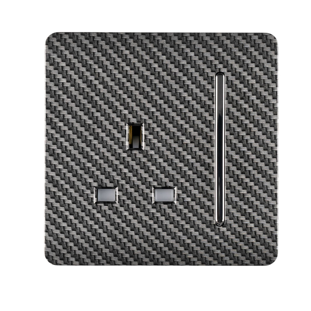 Trendi Switch 1 Gang 13 Amp Switched Plug Socket