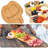 Natural Solid Wood Cheese Platter