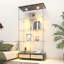 Vitrine moderne en verre avec grands tiroirs-1590207442