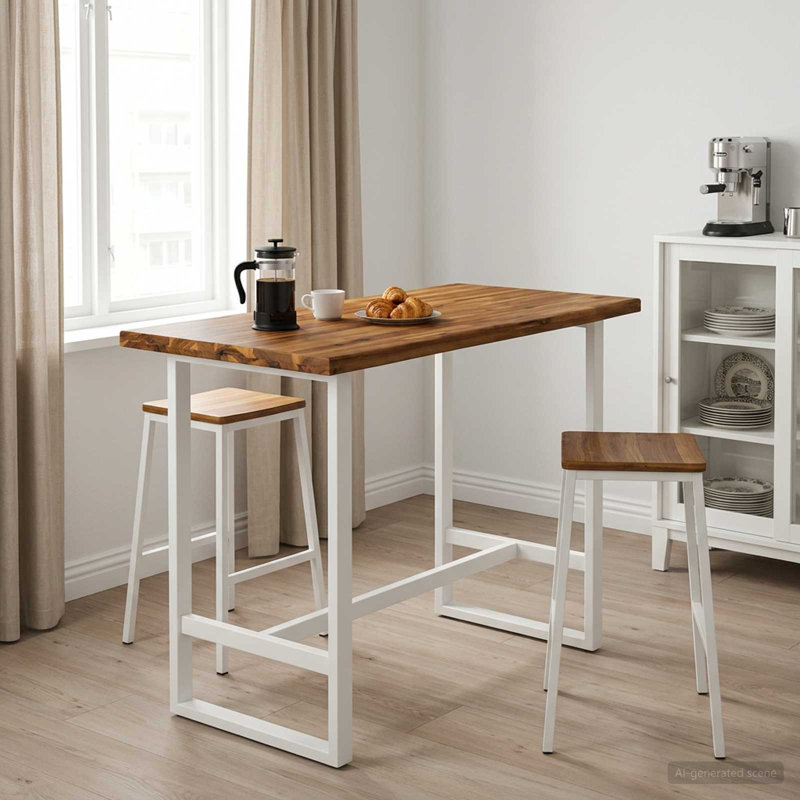 Solid Wood Table Top, 3.5cm H x 160cm W x 50cm D, Natural