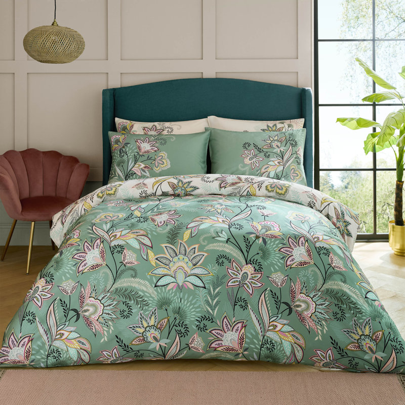 PASSIFLORA, Double Duvet Cover Set + 2 Standard Pillowcases