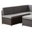 Ensemble modulaire d'extérieur en osier pour 5 personnes avec repose-pieds-124961497-124961498