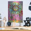 Bungalow rose «Cosmic Balance 4» par Dean Russo, art mural en métal-2015944076