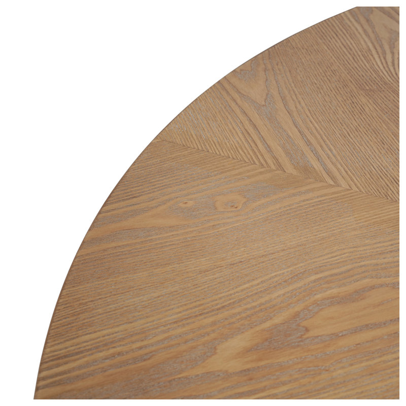 Table de salle à manger sur pied 47,25 po Natural, Bois naturel