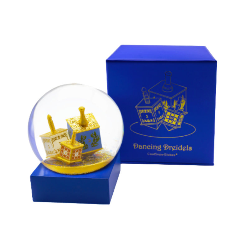 Dancing Dreidels Snow Globe