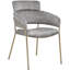 Chaise en velours Yara-75000006