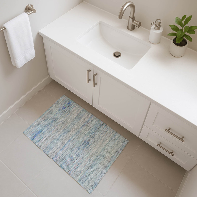 Tapis de qualité supérieure lavable à la machine Marasco AMF1634, Rectangle 1 pi 8 po x 2 pi 6 po