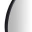 Wall Mounted 24" Black Mirror For A Modern Home Decor With 4mm Glass And Backboard-1600160164-1600160165