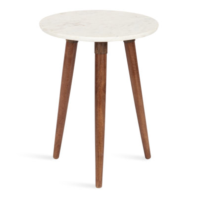 Othinkar Marble Top End Table