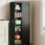 Armoire de cuisine 72 po en métal avec portes, organisateur de rangement autoportant robuste avec 5 tablettes réglables-20974548-20974546