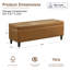 Faux Leather Upholstered Storage Bench-1664387417